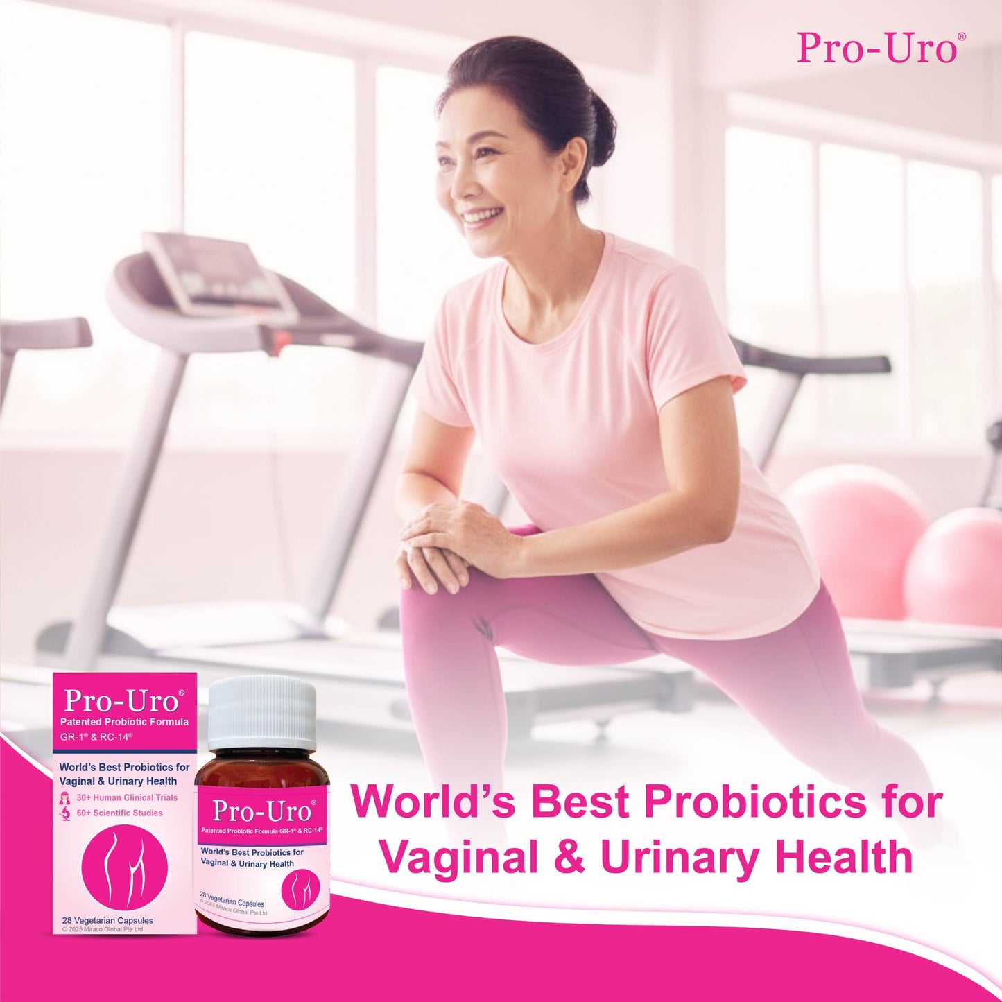 Pro-Uro® World’s Best Probiotics for Women’s Vaginal & Urinary Health – 28 Capsules